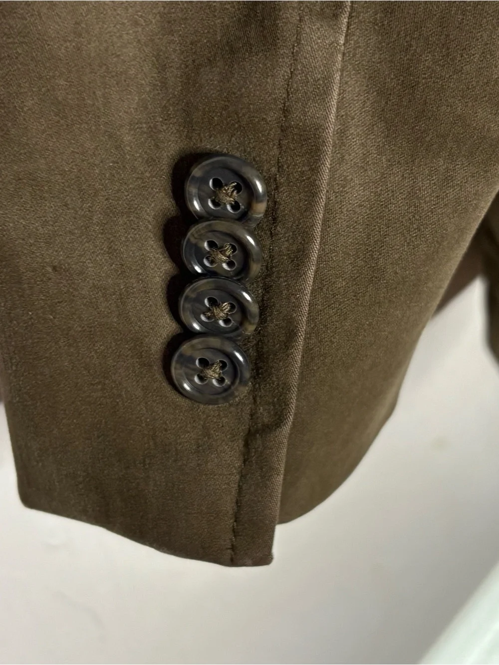 Kroon Men’s Bono 1 Wash Cotton Stretch 2-Button Chino Blazer Green 44R Pocket